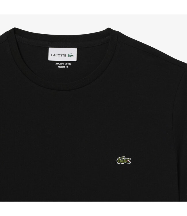 Lacoste Lacoste Heren T-shirt 011 Zwart