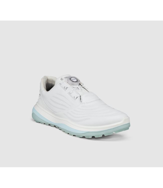 Ecco Ecco Dames Lt1 Hybrid Golf Schoen met Boa Wit / Zee Blauw