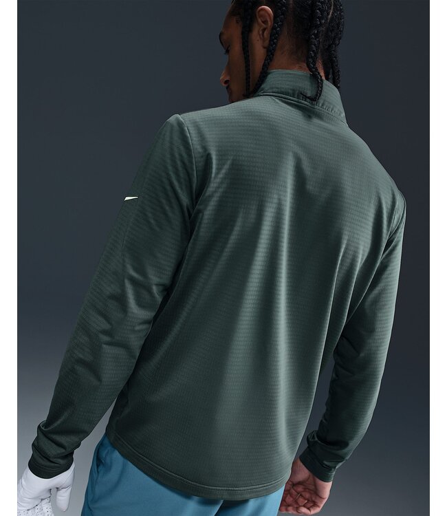 Nike Nike Heren Victory Dri-FIT Golftop 1/2 Rits Donkergroen