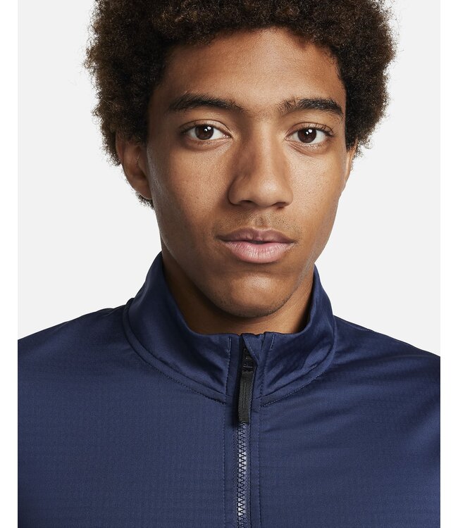 Nike Nike Heren Victory Dri-FIT Golftop 1/2 Rits Donkerblauw