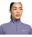Nike Nike Dames Pully Pacer Dri-FIT Half Zip Paars