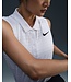 Nike Nike Dames Victory Dri-FIT Mouwloos Streep Golf Polo Wit