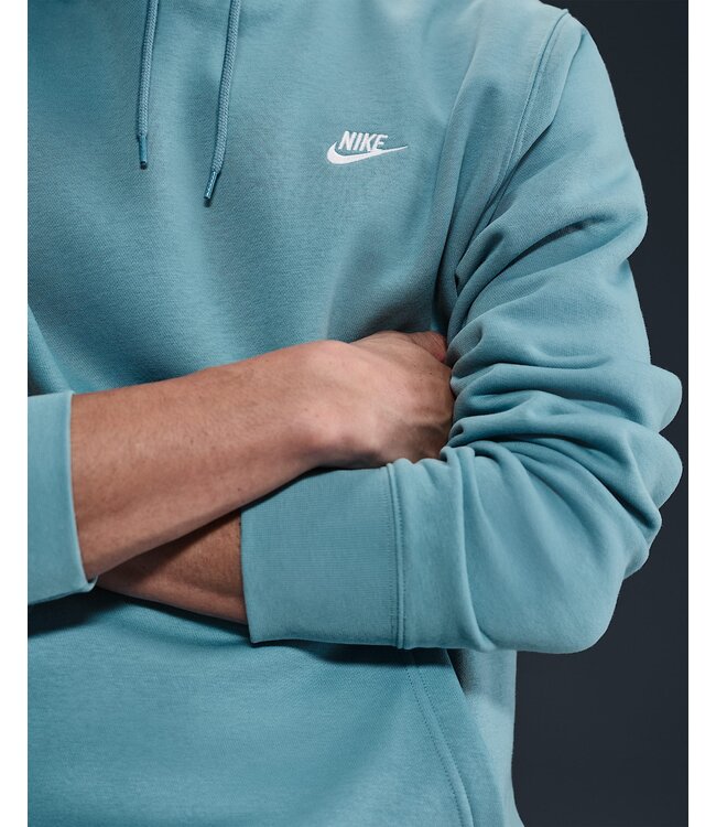 Nike Nike Special Uni Trui Club BB Hoodie Denim Turquoise