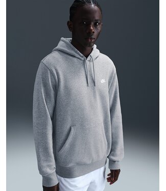Nike Nike Uni Trui Club BB Hoodie Licht Grijs