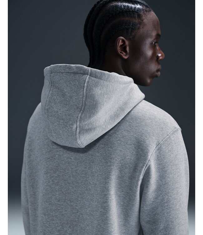 Nike Nike Uni Trui Club BB Hoodie Licht Grijs