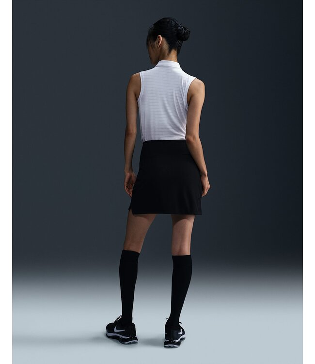 Nike Nike Dames Victory Dri-FIT Mouwloos Streep Golf Polo Wit