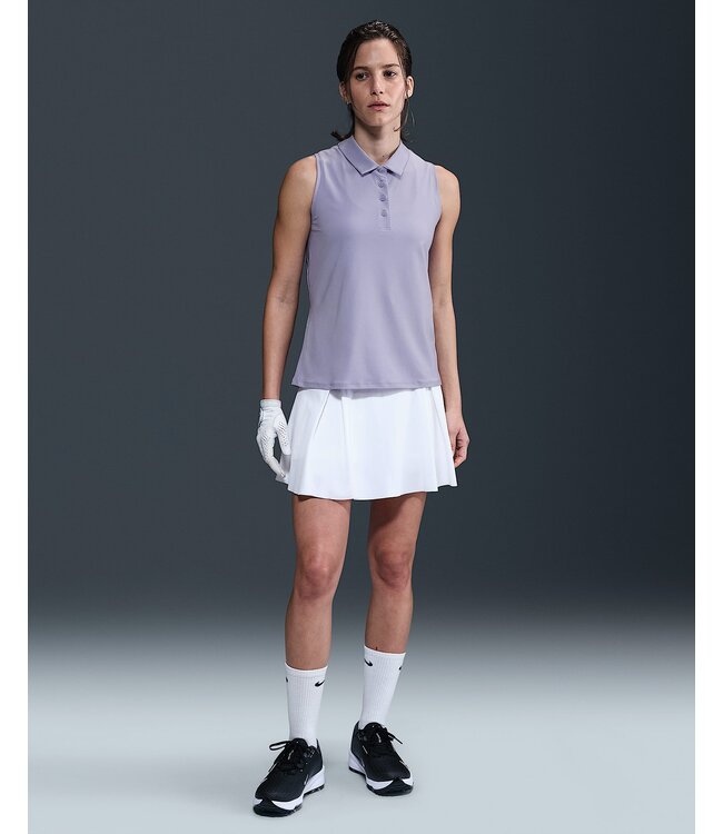 Nike Nike Dames Victory Dri-FIT Mouwloos Polo Lilac