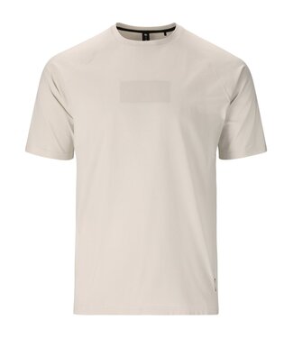 Virtus Virtus Heren Kaleb M Logo S/S Sport Shirt Ivoor