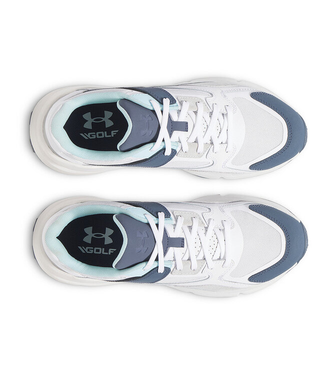 Under Armour Golf Under Armour Heren Forge 96 Golfschoen White/Downpour Gray