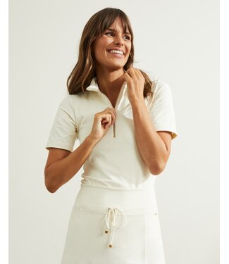 Deblon Deblon Rosy Shortsleeve Top Pearl