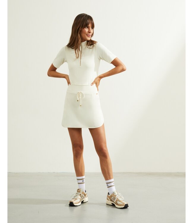 Deblon Deblon Rosy Shortsleeve Top Pearl