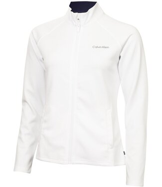 Calvin Klein Calvin Klein Dames Blanco Full Zip Top White