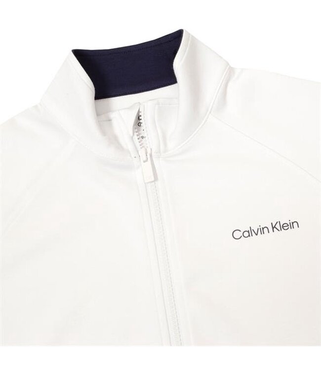 Calvin Klein Calvin Klein Dames Blanco Full Zip Top White