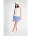 Calvin Klein Calvin Klein Dames Leigh S/Less Polo White/Cornflower Blue