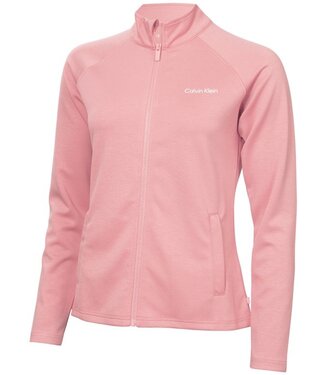 Calvin Klein Calvin Klein Dames Blanco Full Zip Top Powder Pink
