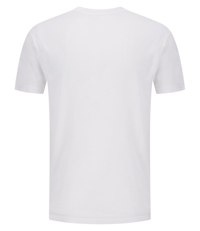 Woolrich Woolrich Heren Premium Jersey Logo T-Shirt Bright White