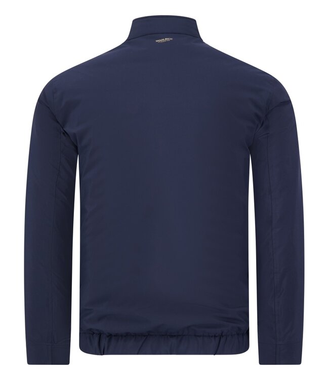 Woolrich Woolrich Men Cloud Lewis Bomber Melton Blue