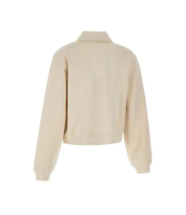 Woolrich Woolrich Women Super Soft Interlock Sweatshirt Mily Cream