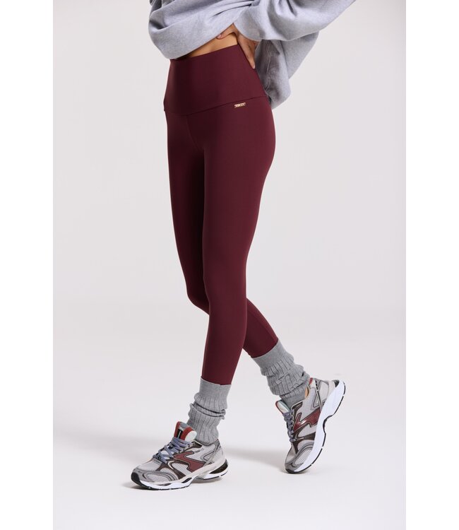 Deblon Deblon Classic Leggings High Waistband Bordeaux