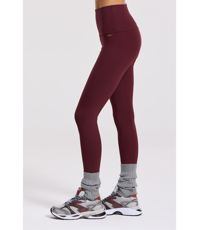 Deblon Deblon Classic Leggings High Waistband Bordeaux