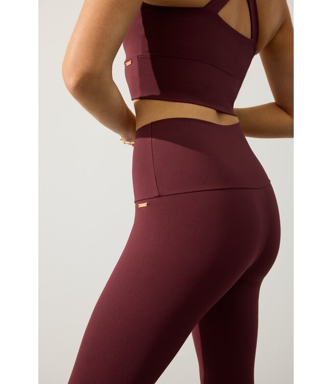 Deblon Deblon Classic Leggings High Waistband Bordeaux