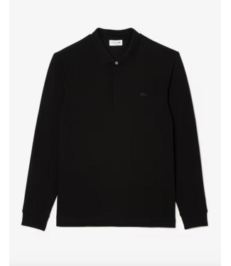 Lacoste Lacoste Heren Regular Fit 1HP4 Lange Mouw Polo Zwart