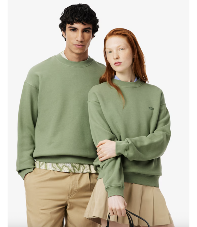 Lacoste Lacoste Uni - Trui Ronde Hals Thyme Groen