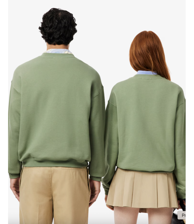 Lacoste Lacoste Uni - Trui Ronde Hals Thyme Groen