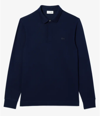 Lacoste Lacoste Heren Regular Fit 1HP4 Lange Mouw Polo Navy