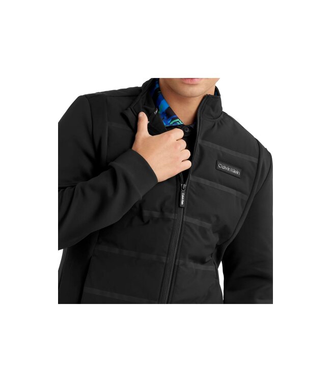 Calvin Klein Calvin Klein Men Houston Hybride Jacket Full Zip Black