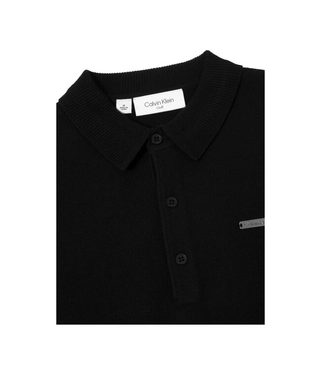 Calvin Klein Calvin Klein Men Stanton polo sweater Black