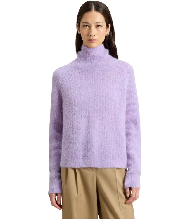 Woolrich Woolrich Dames Soft Alpaca Turtleneck Soft Violet