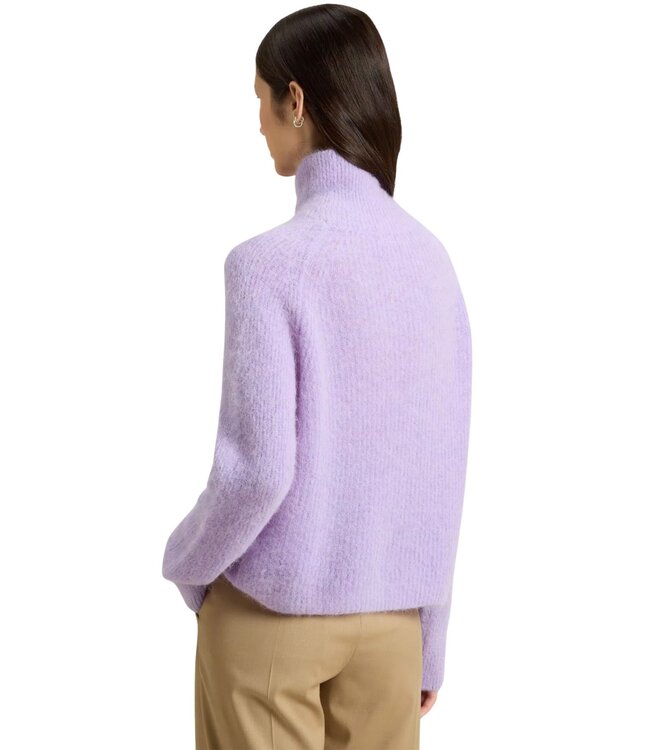 Woolrich Woolrich Dames Soft Alpaca Turtleneck Soft Violet