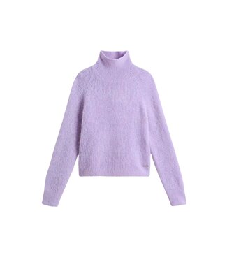 Woolrich Woolrich Dames Soft Alpaca Turtleneck Soft Violet
