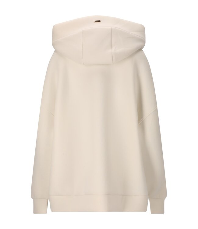 Athlecia Athlecia Larisa Dames Hoodie Vaporous Gray/ Off White