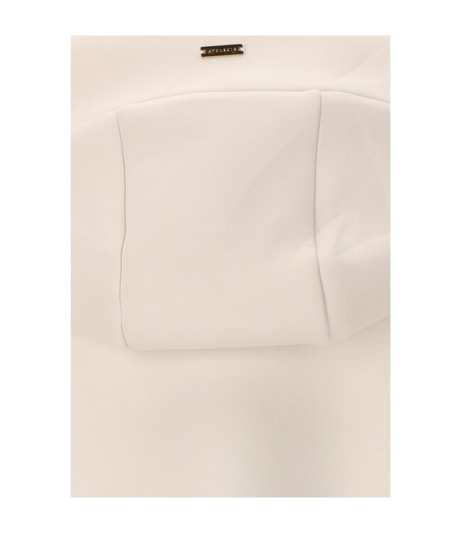 Athlecia Athlecia Larisa Dames Hoodie Vaporous Gray/ Off White