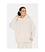 Athlecia Athlecia Larisa Dames Hoodie Vaporous Gray/ Off White