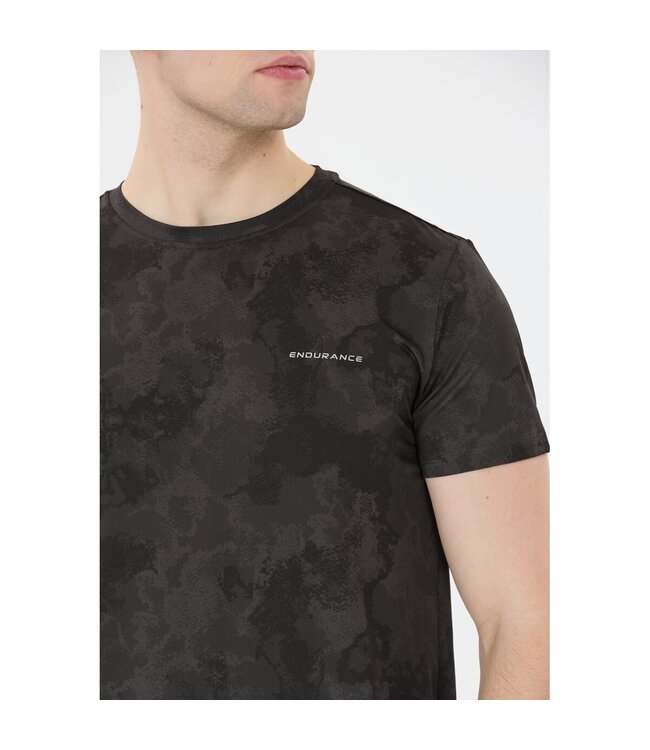 Endurance Endurance Genen Men Short Sleeve Tee Amy Print  Black