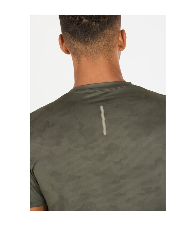 Endurance Endurance Genen Men Short Sleeve Tee Army Print Green