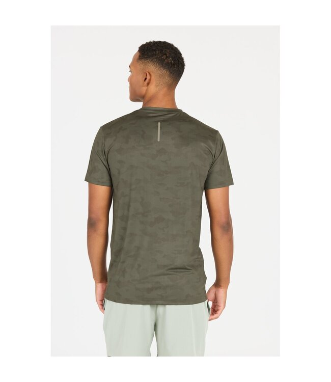 Endurance Endurance Genen Men Short Sleeve Tee Army Print Green