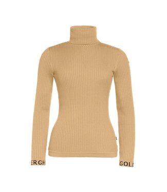 Goldbergh Goldbergh Mira Long Sleeve Knit Sweater Caramello