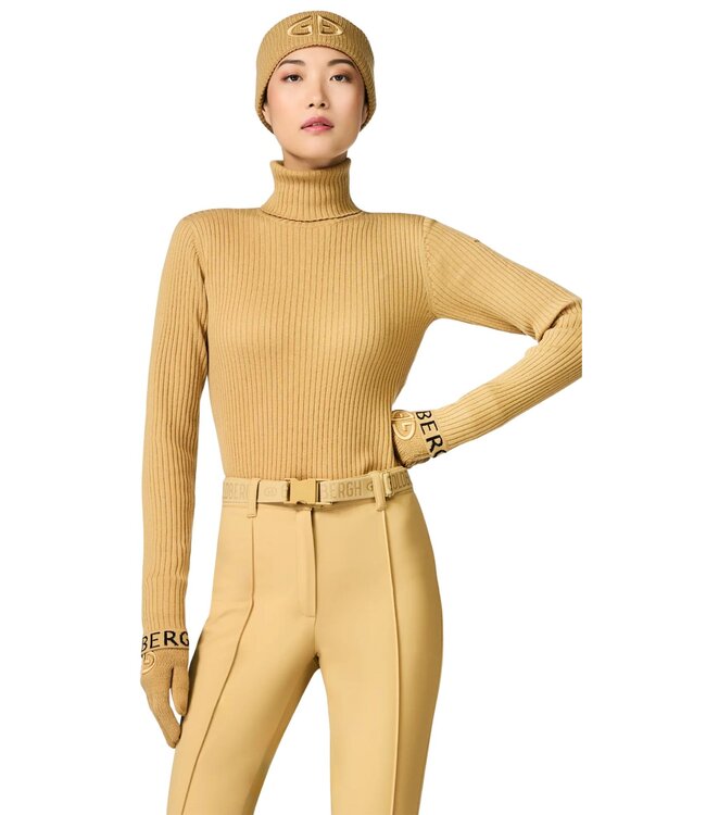 Goldbergh Goldbergh Mira Long Sleeve Knit Sweater Caramello
