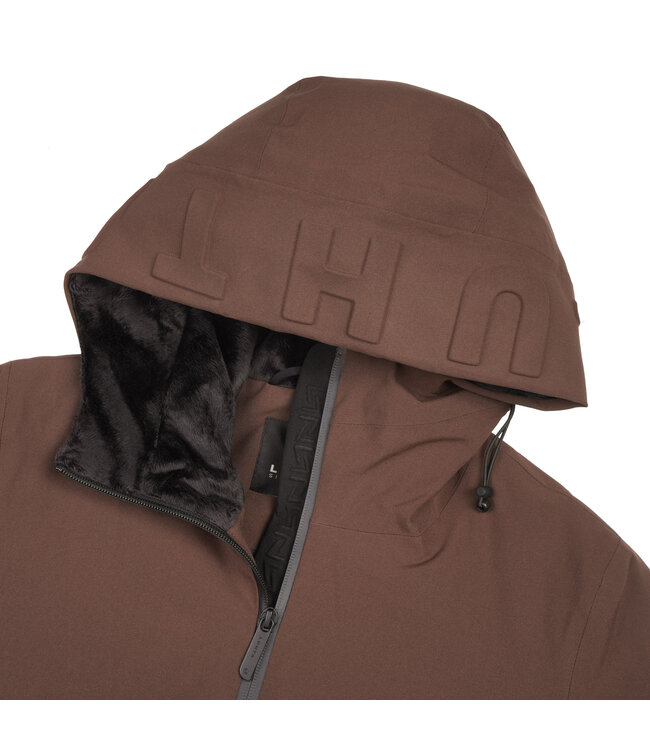 Luhta Luhta Iskola Dames Lange Winterjas Choco