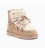 Warmbat Warmbat Kalbarri Women Suede lace curley wool boot Ecru