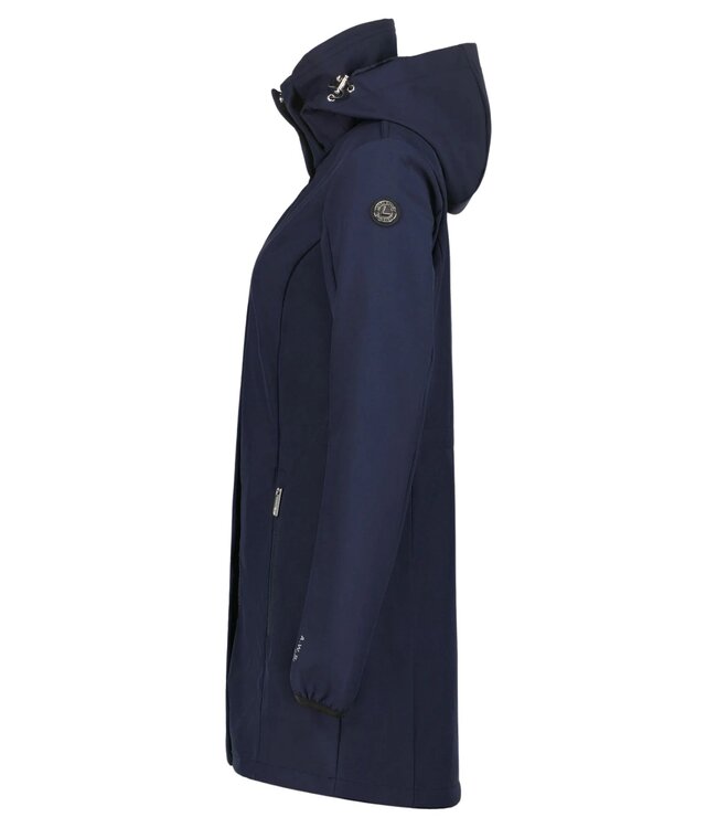 Luhta Luhta Iloniemi Dames Waterafstotende Jas Donkerblauw