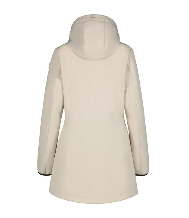 Luhta Luhta Iloniemi Dames Waterafstotende Jas Greige
