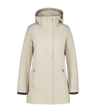 Luhta Luhta Iloniemi Dames Waterafstotende Jas Greige