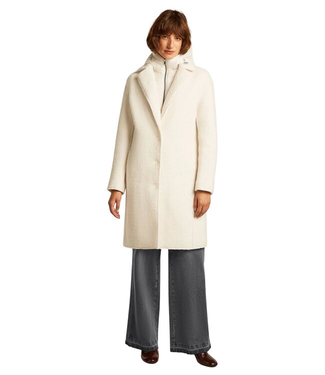 Beaumont Beaumont Tara Coat Off White