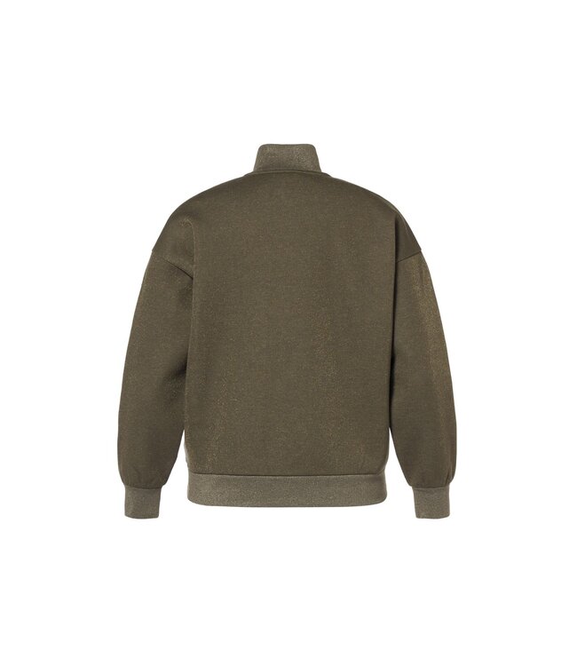 Goldbergh Goldbergh Sizzle Turtle Neck Sweater Dar Olive Lurex Melange