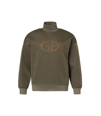 Goldbergh Goldbergh Sizzle Turtle Neck Sweater Dar Olive Lurex Melange